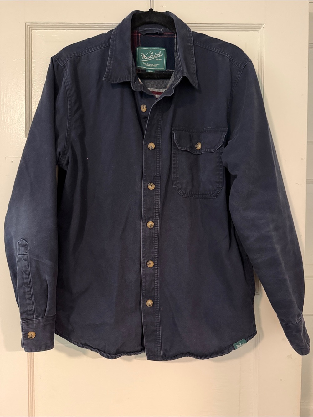 Woolrich Navy Shirt Jacket